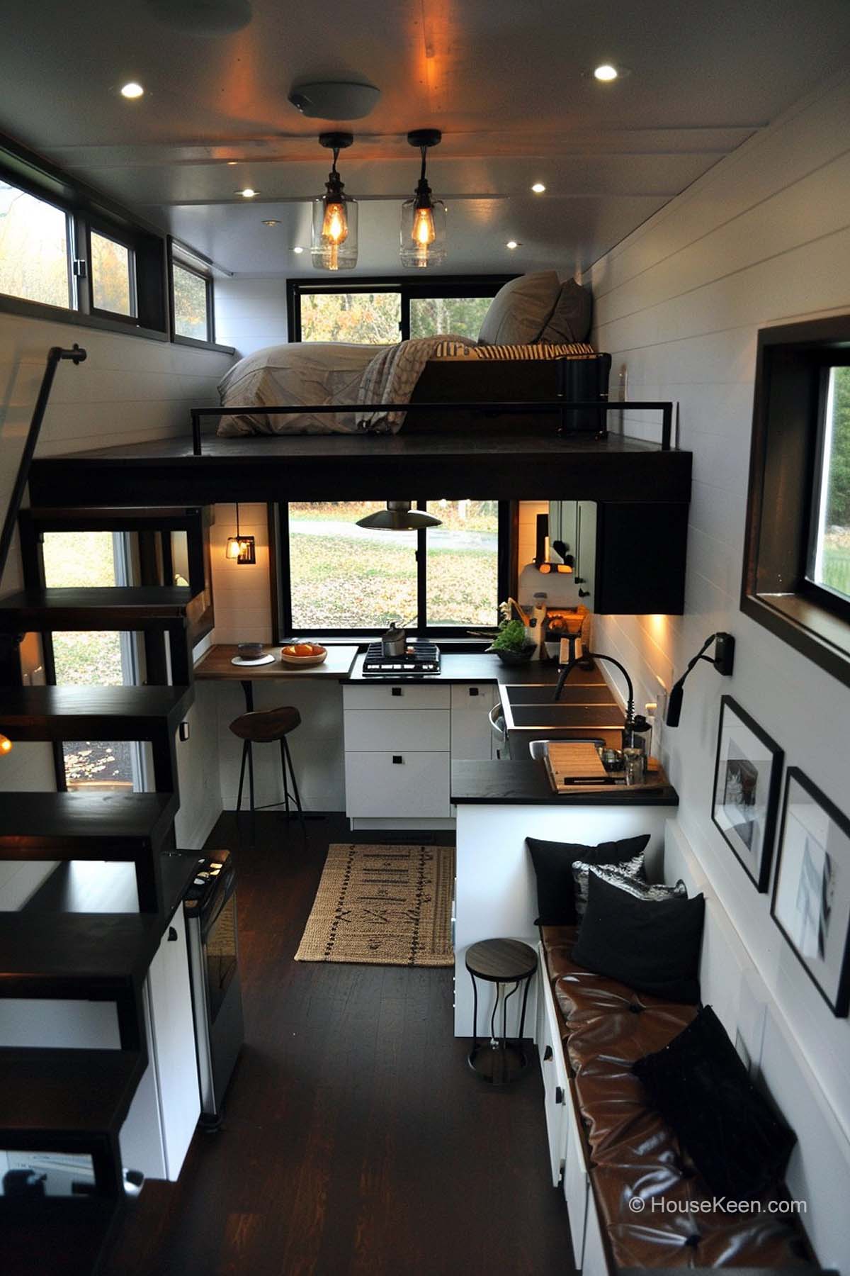 21 Tiny Houses With Staircases That Just Work (Pictures)