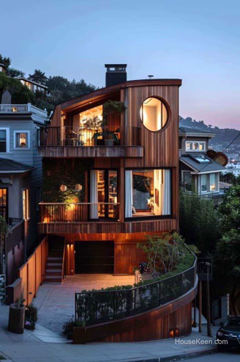 59 Tiny Houses With Great Balcony Solutions (Pictures)