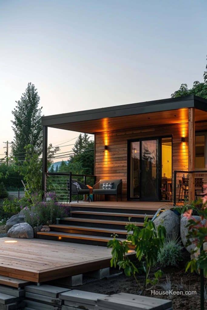 11 Tiny House Ideas With Covered Decks That Just Work
