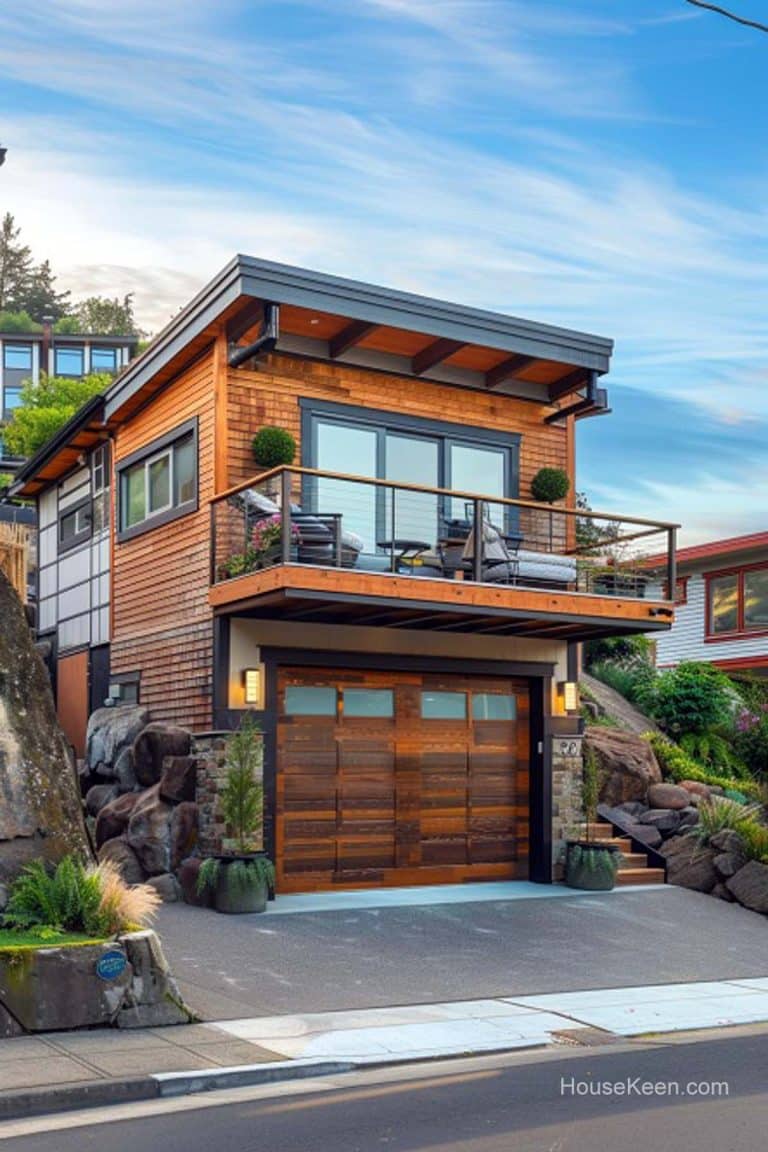 59 Tiny Houses With Great Balcony Solutions (Pictures)
