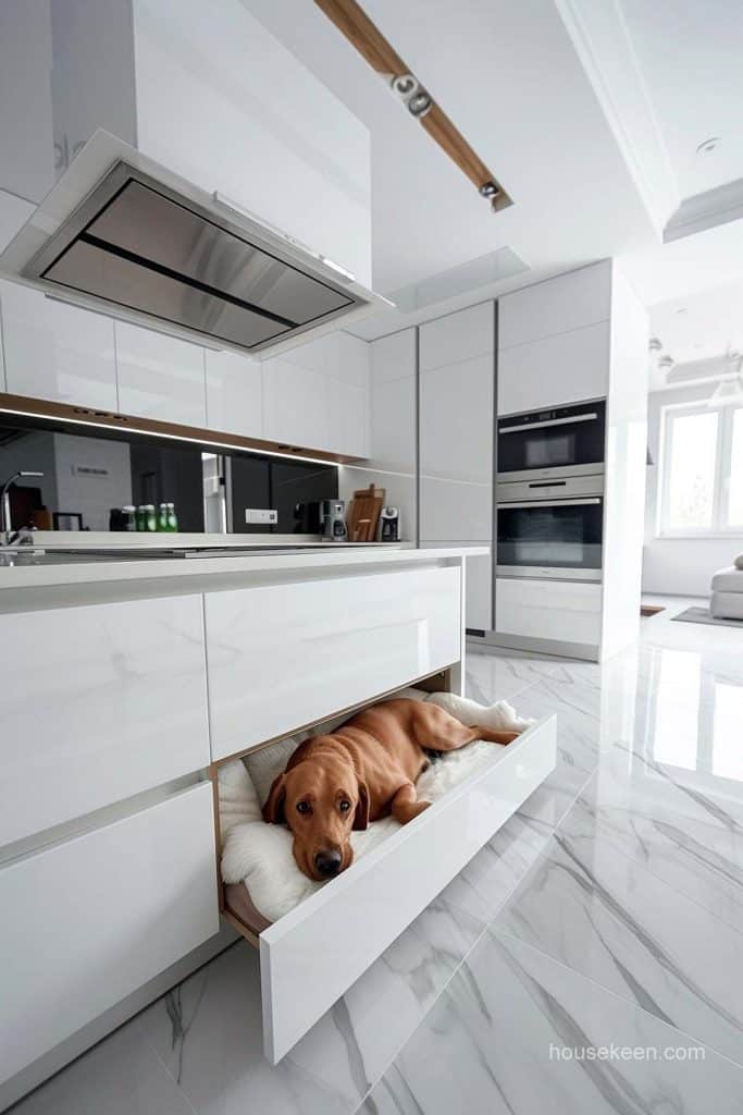 13 Kitchen Ideas With Built-In Dog Rooms (Concepts)