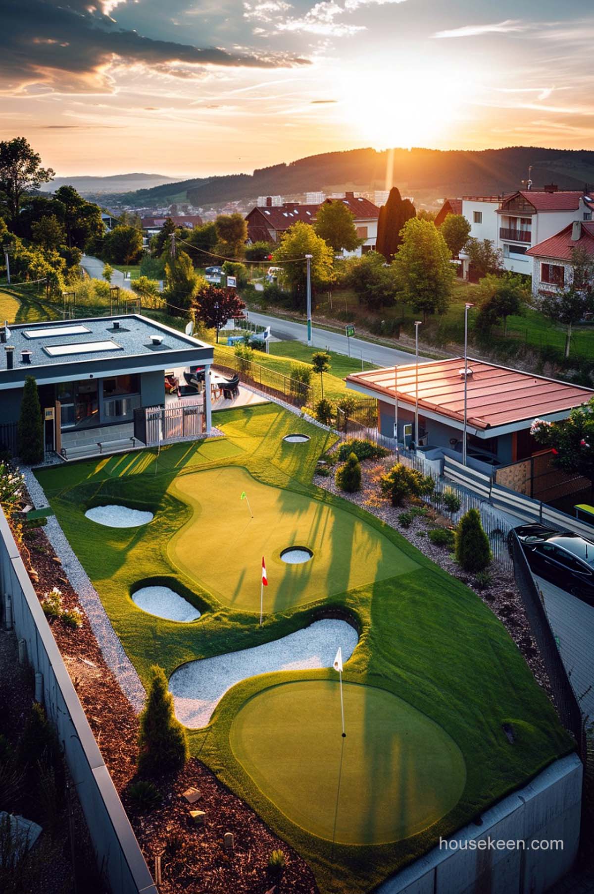Picture of 9 Small Homes With Golf Putting Area Outside (Renderings)
