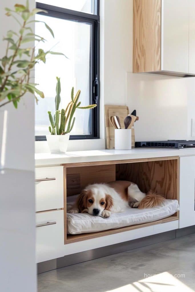 13 Kitchen Ideas With Built-In Dog Rooms (Concepts)